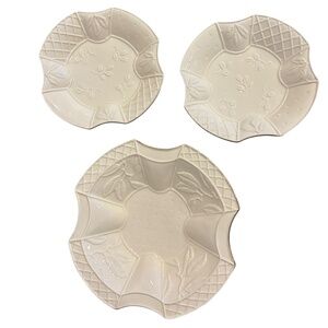 Fitz and Floyd Botanical Collection Set of 3 bowls